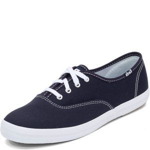 Keds Womens Champion-Canvas CVO Navy Canvas Sneakers 10 B - Medium